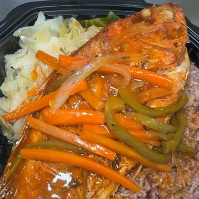 Brown Stew Fish.
